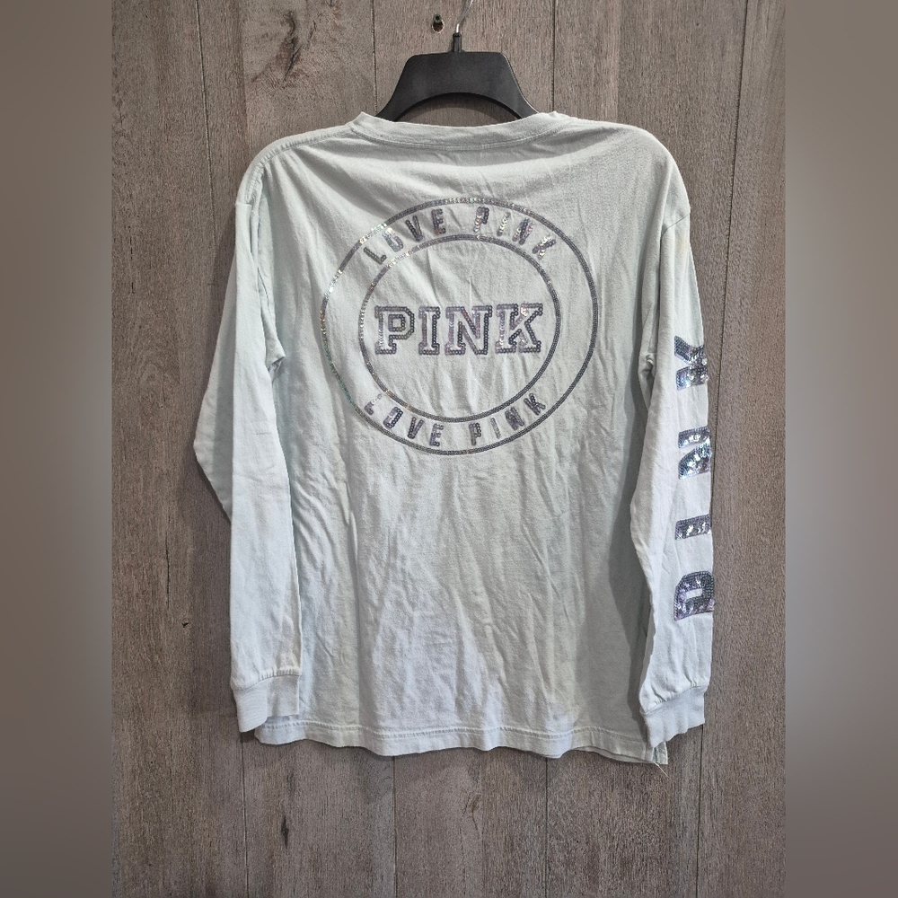 Victoria's Secret Sequined Long Sleeve Shirt (Size XS)